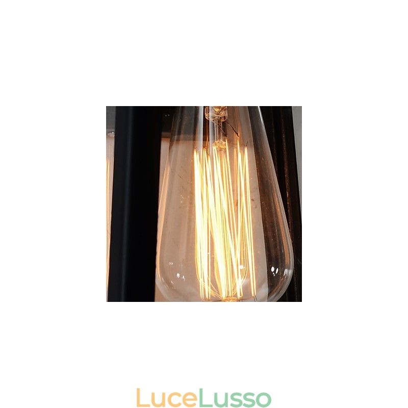 Lampada da parete retrò di qualità del corridoio dell'industria eolica Lampada da parete in ferro con