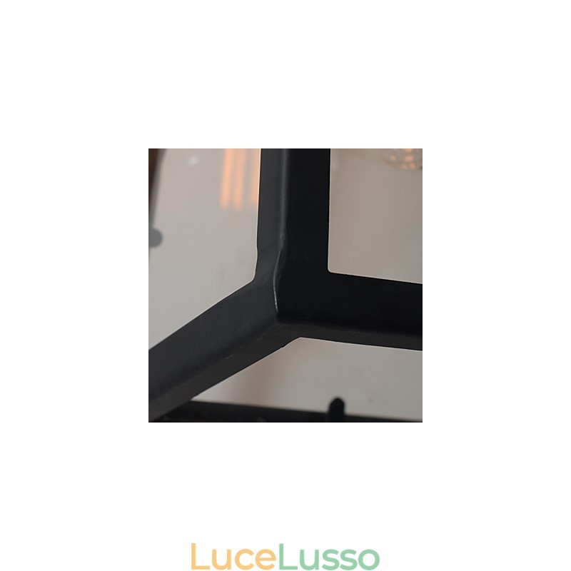 Lampada da parete retrò di qualità del corridoio dell'industria eolica Lampada da parete in ferro con