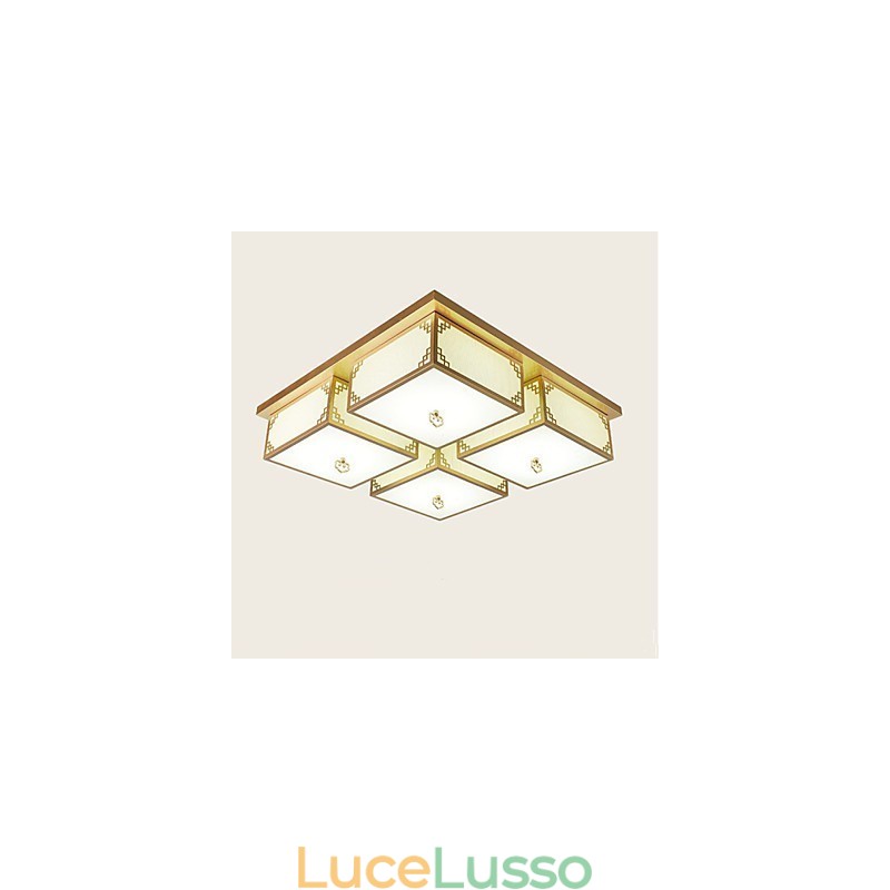 Un'atmosfera di illuminazione del soffitto in ferro delle lampade in stile cinese A