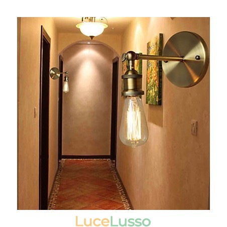 Applique da parete tradizionale classica in metallo