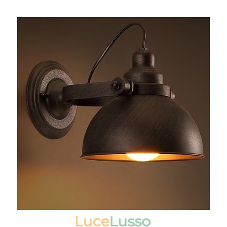 Lampada da parete vintage creativa in ferro battuto da soppalco Lampada da parete vintage creativa in ferro battuto da soppalco