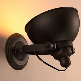 Lampada da parete vintage creativa in ferro battuto da soppalco