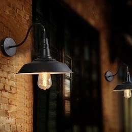 Il ripristino dei modi antichi è il vecchio lampione da balcone corridoio lampada da parete in ferro battuto