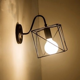Lampade da parete americane industriali, lampada da parete nostalgica vintage in ferro per corridoio, per balcone