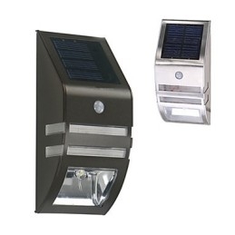Applique solare bianca con sensore di movimento PIR