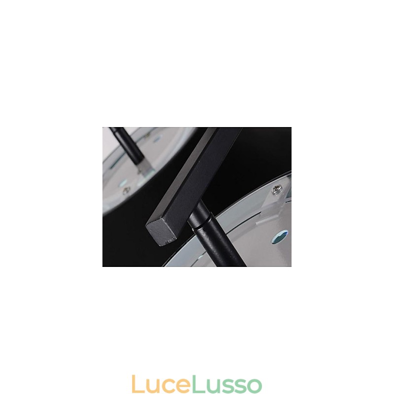 Montaggio a filo 3 luci metallo acrilico semplice moderno