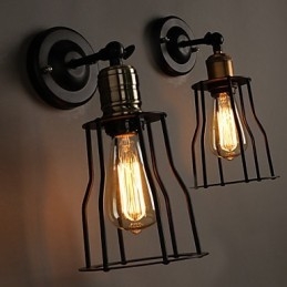 Lampada da parete creativa in metallo titanio The Head Of A Bed