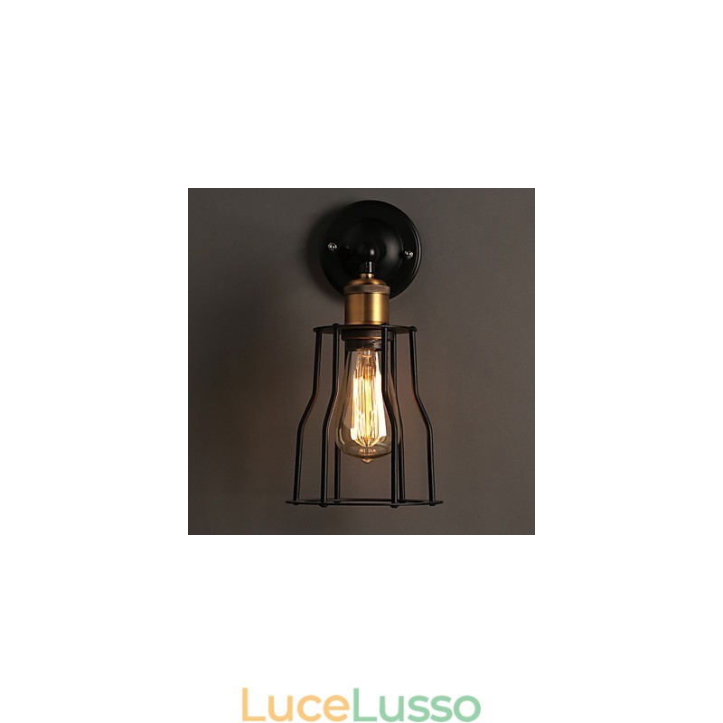 Lampada da parete creativa in metallo titanio The Head Of A Bed