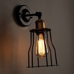 Lampada da parete creativa in metallo titanio The Head Of A Bed