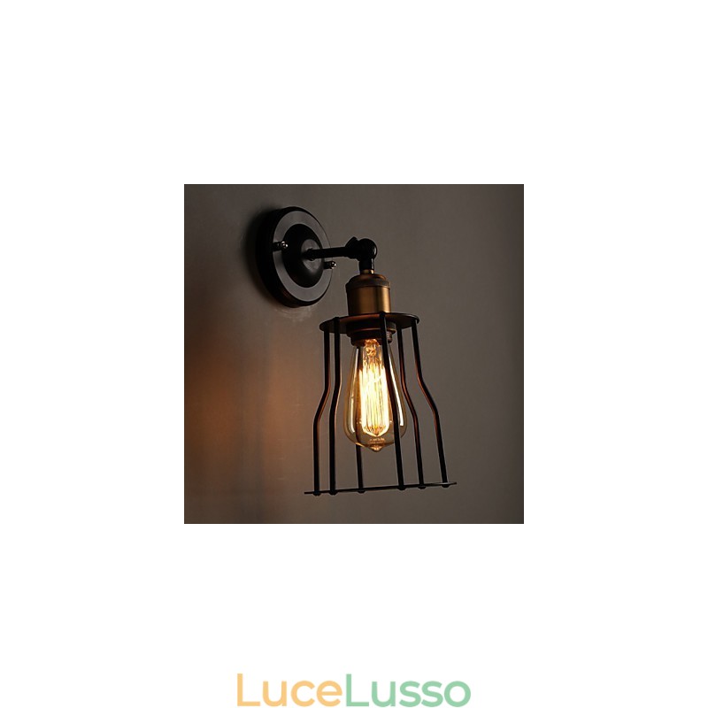 Lampada da parete creativa in metallo titanio The Head Of A Bed