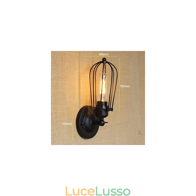 Lampada da parete decorativa per corridoio, scale, balcone, minimalista, industriale, retrò