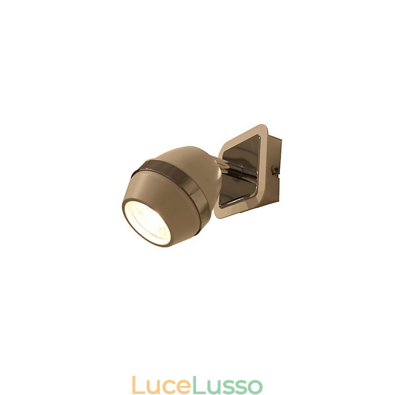 Moderne luci da parete cromate sferiche per il bagno 3W