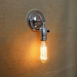 Interruttori rotanti American Rural Countryside Retro Modern Edison Lampadina Corridoio Mini Soggiorno Lampada da parete