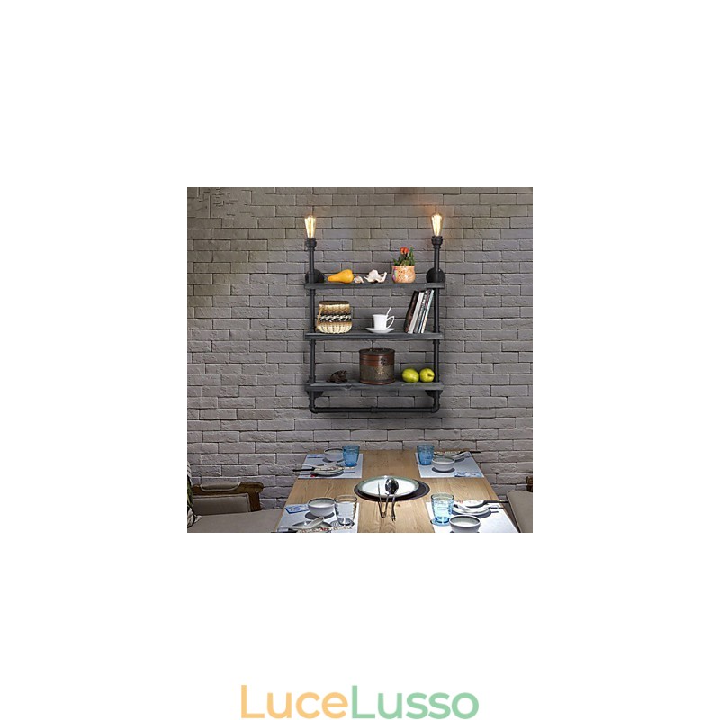 Applique da parete Mini Style Rustic Lodge Metallo