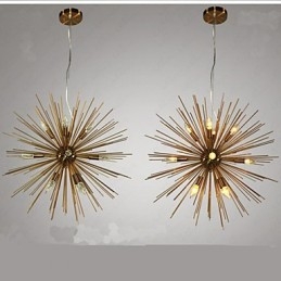 Lampadario creativo in rame imitazione retrò linea 12