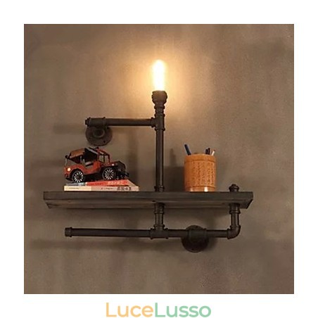 Applique da parete Mini Style Rustic Lodge Metallo Applique da parete Mini Style Rustic Lodge Metallo