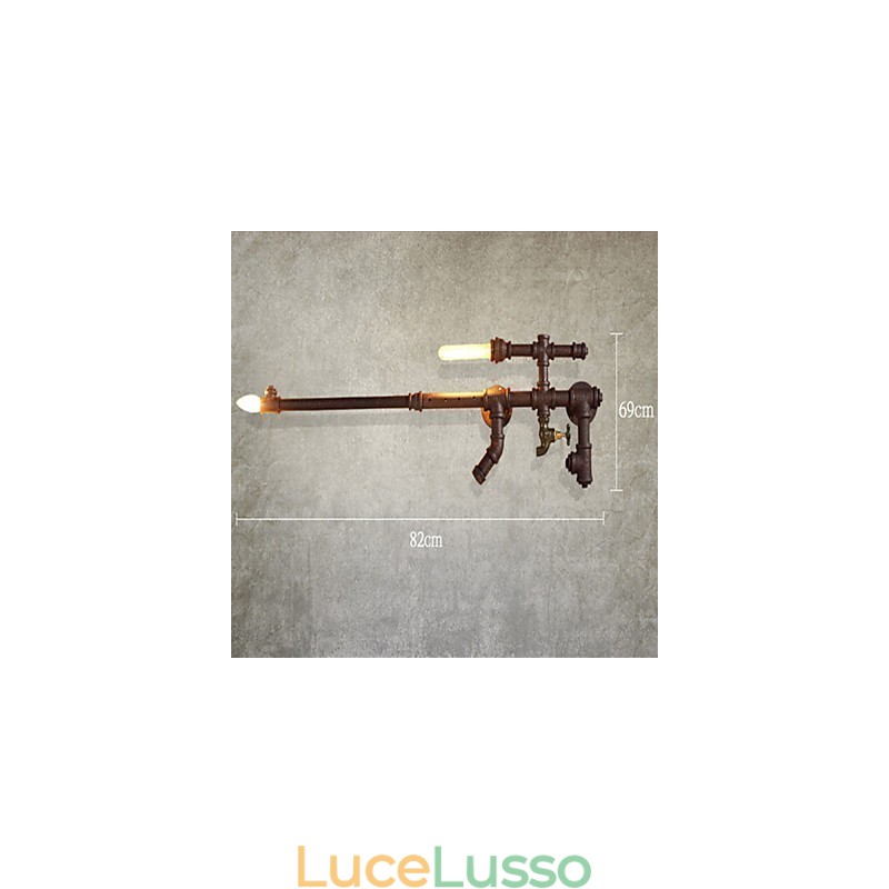 Applique da parete Mini Style Rustic Lodge Metallo