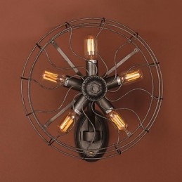 Applique da parete in stile mini Country Metal