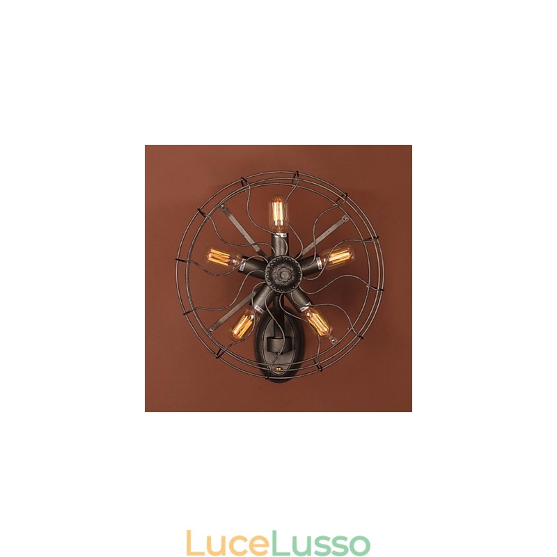 Applique da parete in stile mini Country Metal
