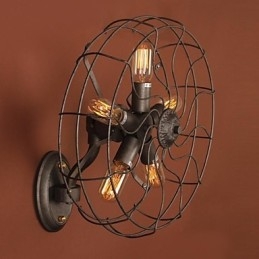 Applique da parete in stile mini Country Metal