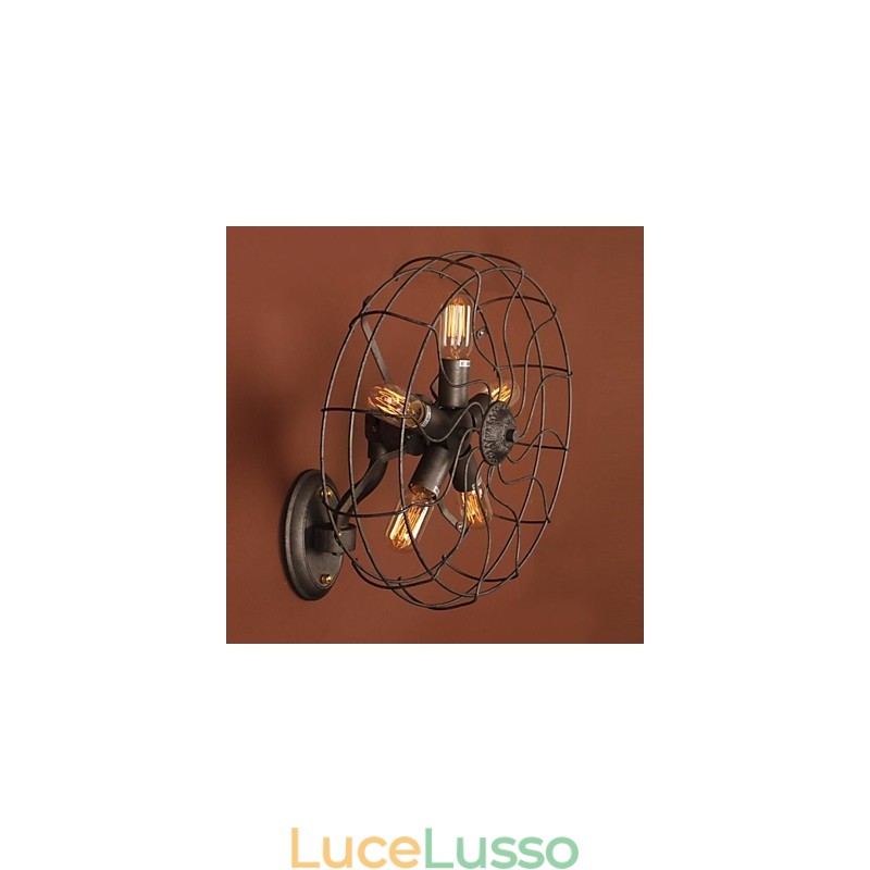 Applique da parete in stile mini Country Metal