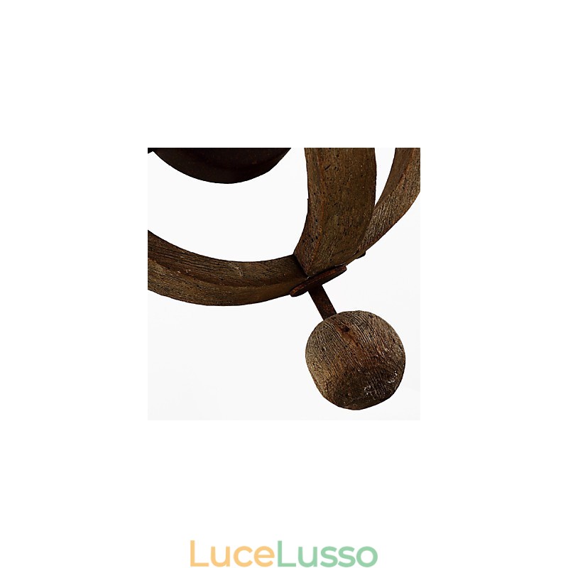 Lampada da parete in legno rustico americano vintage a forma di botte di vino, lampada da soggiorno e camera da letto