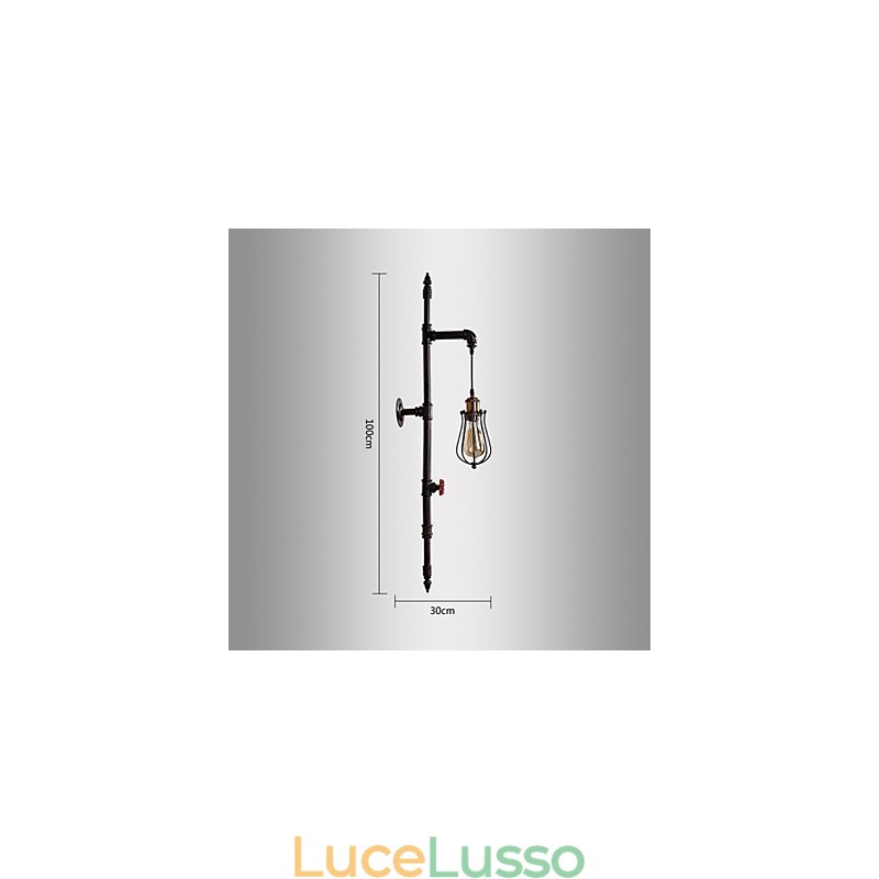 Applique da parete Mini Style Rustic Lodge Metallo