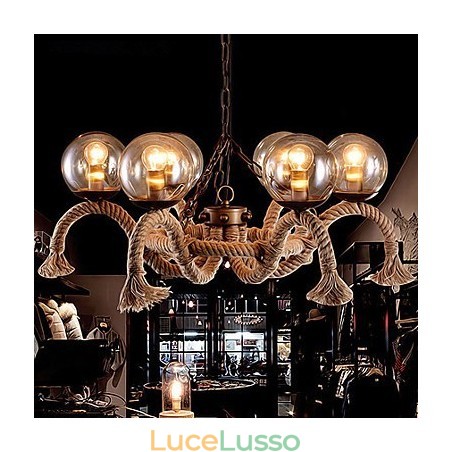 Lampadario Mini Stile Vintage Metallo Lampadario Mini Stile Vintage Metallo