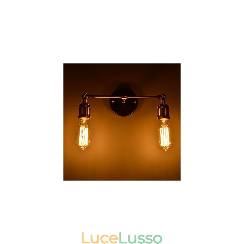 Applique per la casa Applique minimalista per interni Corridoio Lampada in ferro battuto Lampade da comodino per camera da letto Soggiorno