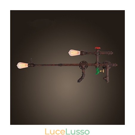 Applique da parete Mini Style Rustic Lodge Metallo Applique da parete Mini Style Rustic Lodge Metallo