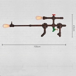 Applique da parete Mini Style Rustic Lodge Metallo