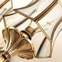 Applique da parete Mini Style Tradizionale Classico Metallo