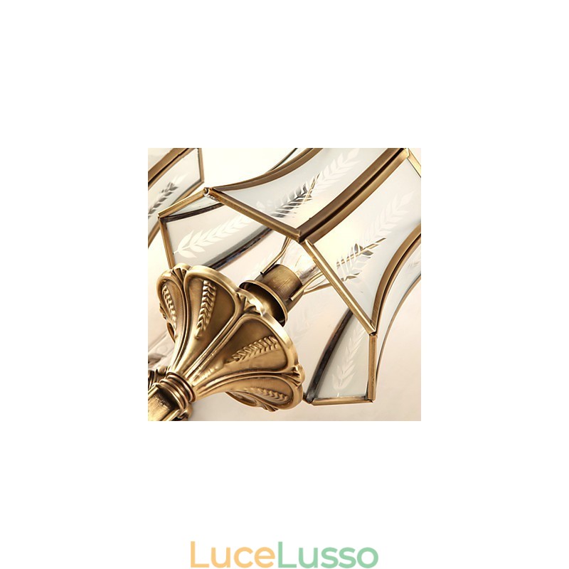 Applique da parete Mini Style Tradizionale Classico Metallo