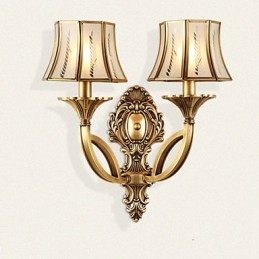Applique da parete Mini Style Tradizionale Classico Metallo