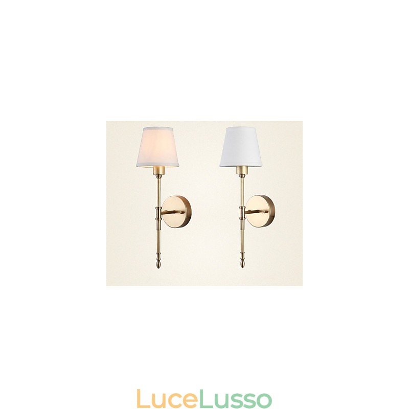 Applique da parete Mini Style Tradizionale Classico Metallo