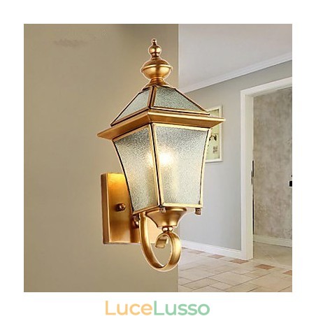 Applique da parete Mini Style Tradizionale Classico Metallo