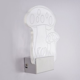 Lampada da parete in acrilico Lampada in PVC Luce moderna contemporanea Metallo