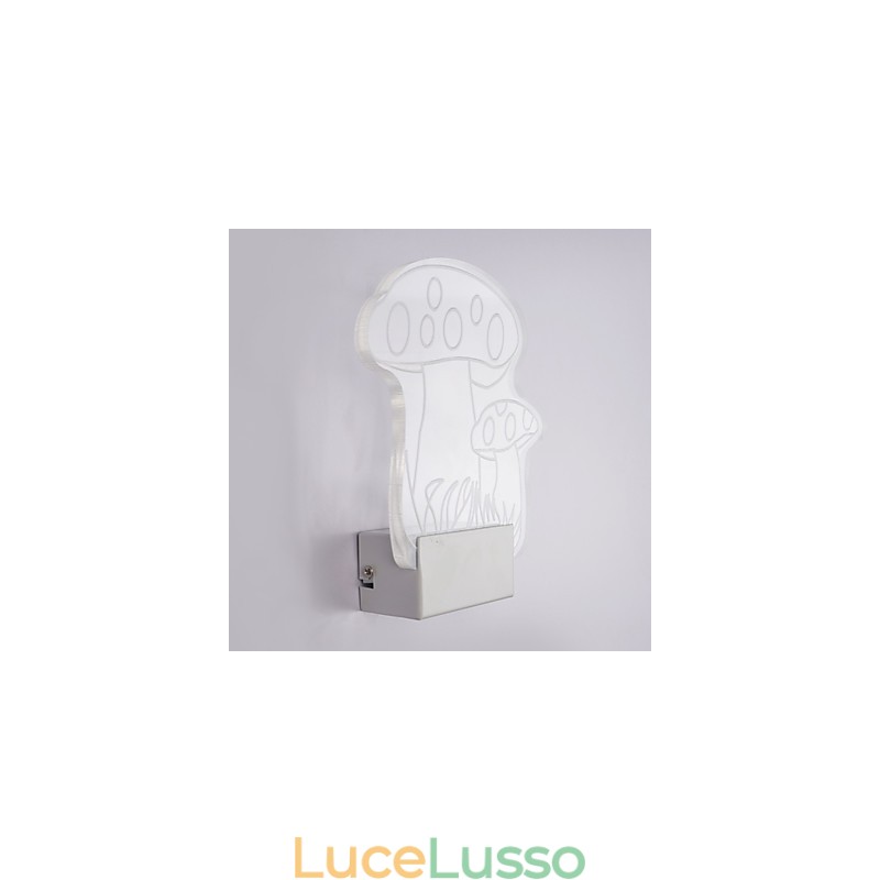 Lampada da parete in acrilico Lampada in PVC Luce moderna contemporanea Metallo