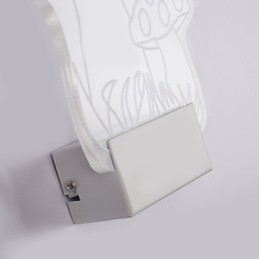 Lampada da parete in acrilico Lampada in PVC Luce moderna contemporanea Metallo