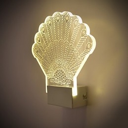 Lampada da parete in acrilico Lampada in PVC Luce moderna contemporanea Metallo