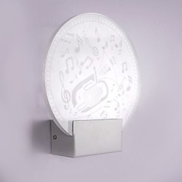 Lampada da parete in acrilico Lampada in PVC Luce moderna contemporanea Metallo
