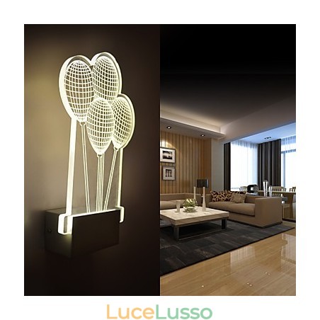 Lampada da parete in acrilico Lampada in PVC Luce moderna contemporanea Metallo Lampada da parete in acrilico Lampada in PVC Luce moderna contemporanea Metallo