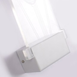 Lampada da parete in acrilico Lampada in PVC Luce moderna contemporanea Metallo
