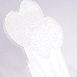 Lampada da parete in acrilico Lampada in PVC Luce moderna contemporanea Metallo