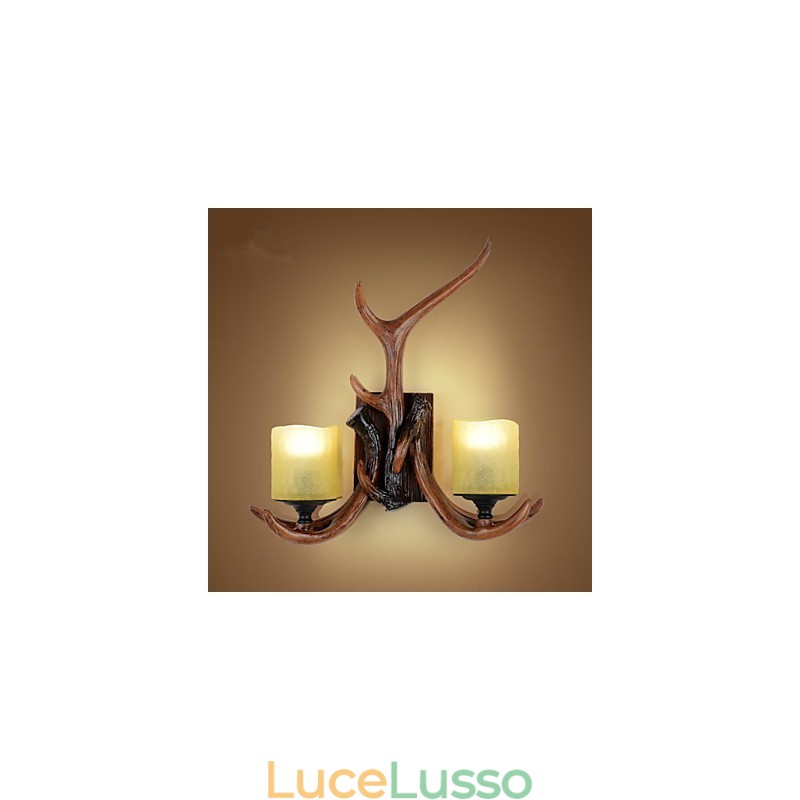 Applique da parete Mini Style Tradizionale Classico Resina