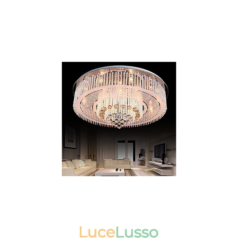 Lampadario Cristallo Moderno Contemporaneo Cristallo