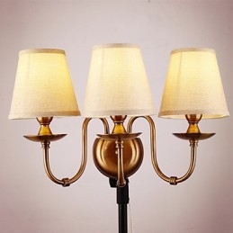 Applique da parete Luci da lettura Mini Style Rustic Lodge Metallo