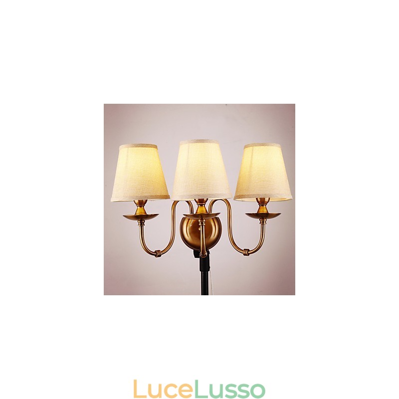 Applique da parete Luci da lettura Mini Style Rustic Lodge Metallo