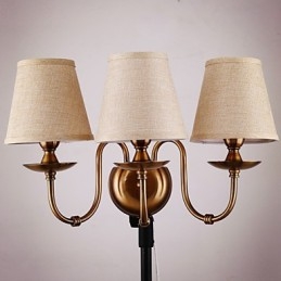 Applique da parete Luci da lettura Mini Style Rustic Lodge Metallo