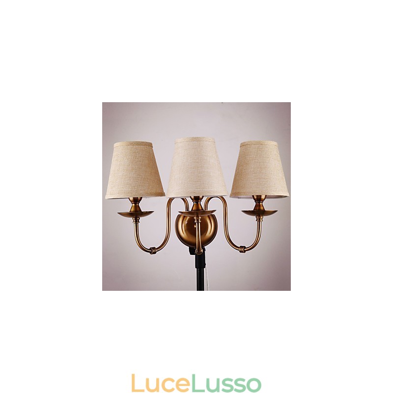 Applique da parete Luci da lettura Mini Style Rustic Lodge Metallo